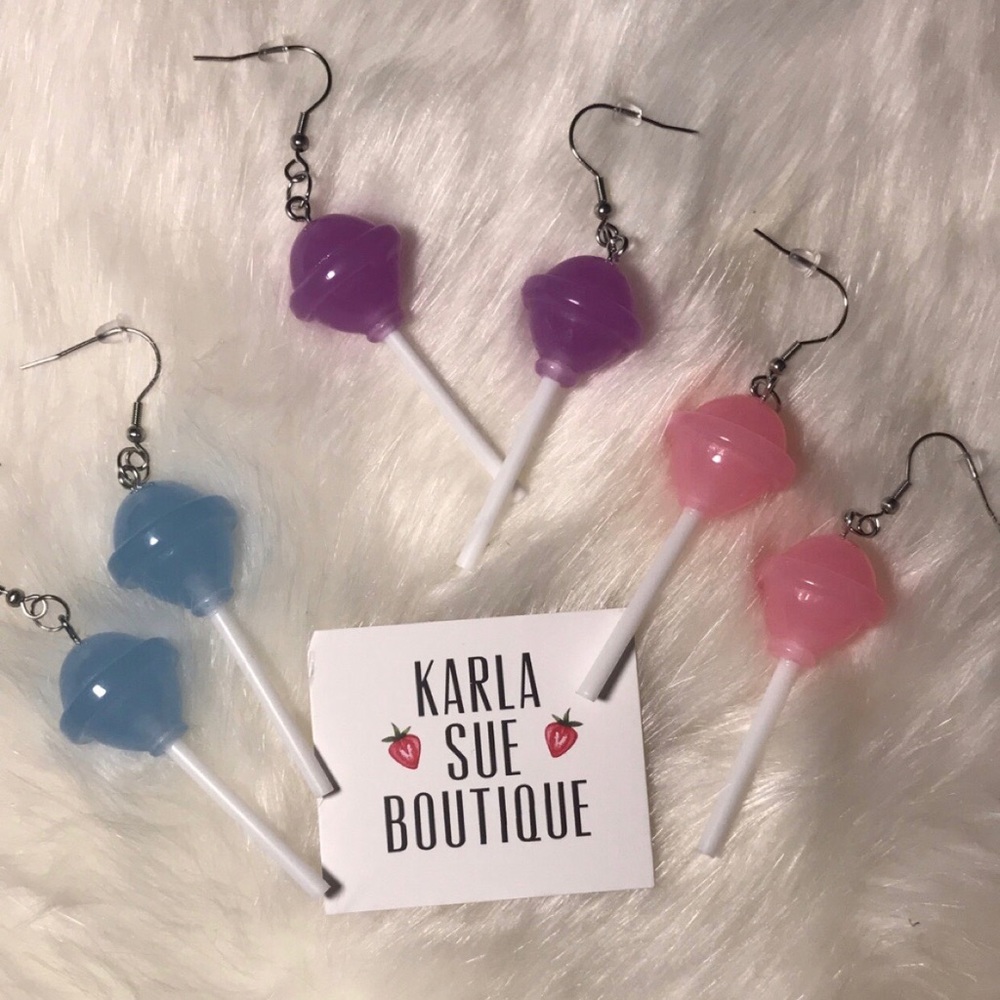 Lollipop Sucker Earrings 🍭